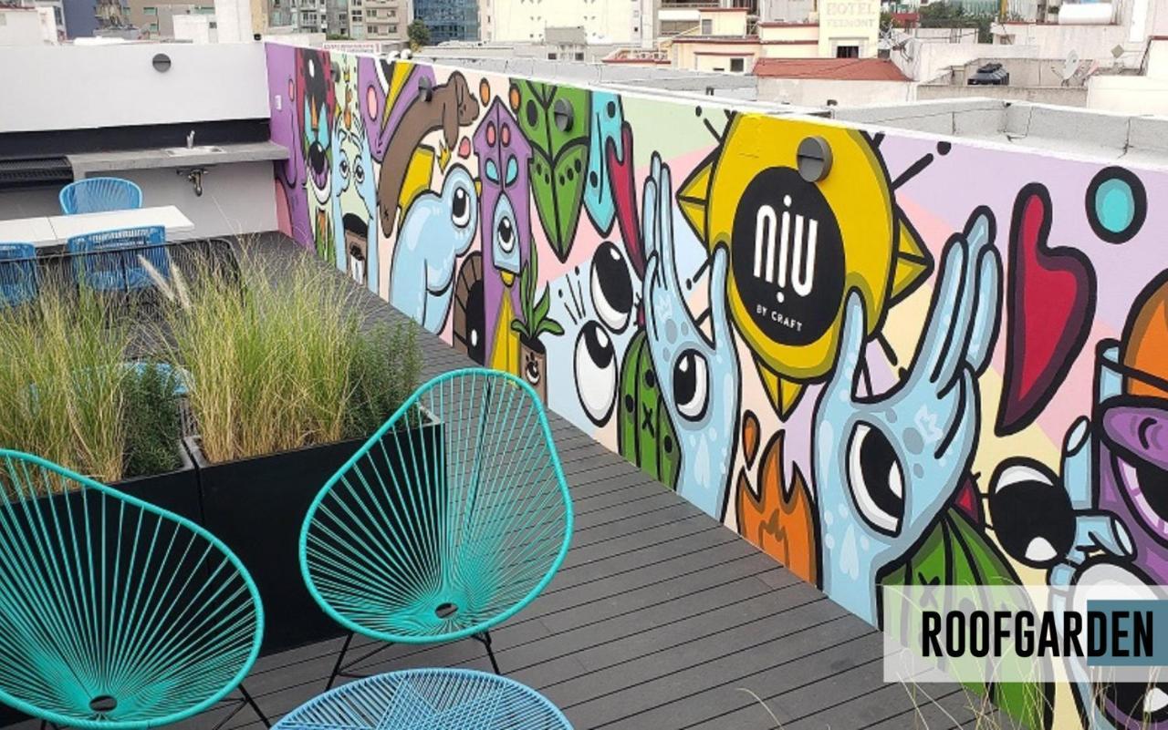 Niu Modern Apartments Near Wtc & Condesa - Roma Sur Kota Meksiko Bagian luar foto