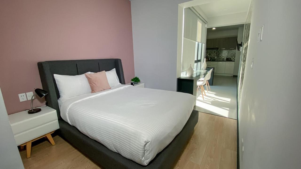 Niu Modern Apartments Near Wtc & Condesa - Roma Sur Kota Meksiko Bagian luar foto