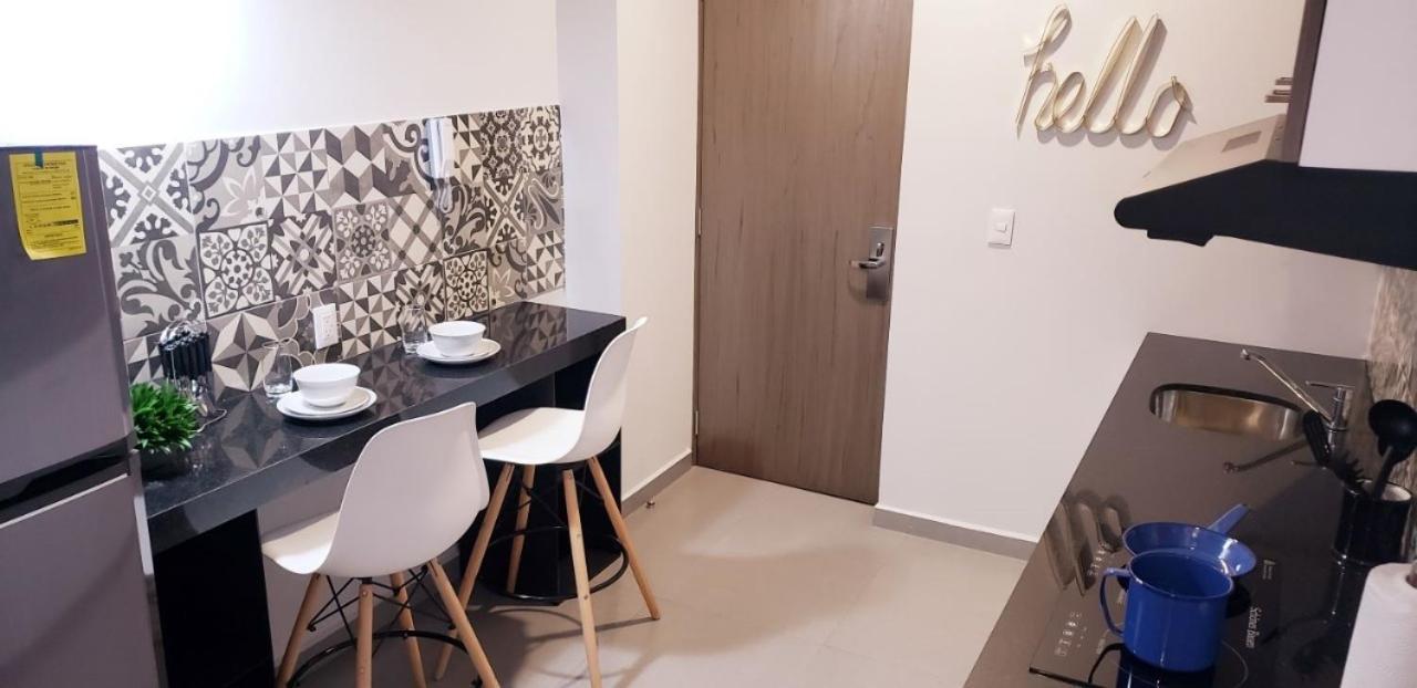 Niu Modern Apartments Near Wtc & Condesa - Roma Sur Kota Meksiko Bagian luar foto